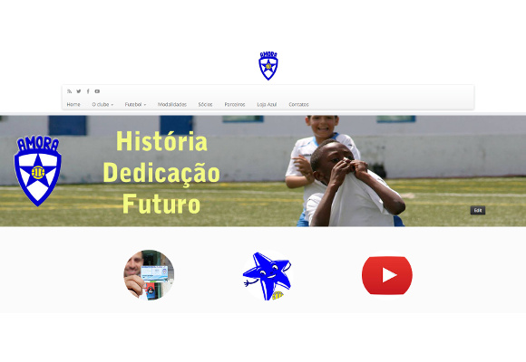 O Amora FC anunciou esta 5ªfeira o seu novo site na Internet 