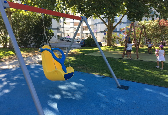 Parque infantil adaptado 