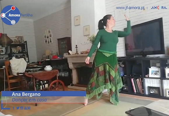 Ana Bergano partilha a sua dança em casa