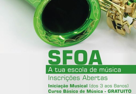 Escola de Música SFOA: inscrições abertas