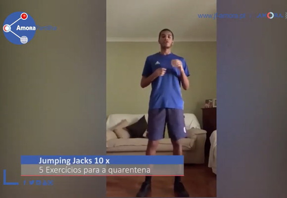 Exercícios propostos por Jason Fortes da Academia Amora FC