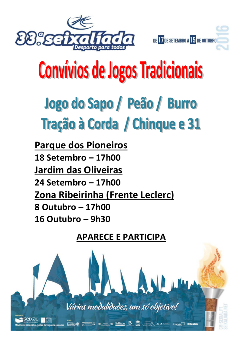 Convívio de Jogos Tradicionais