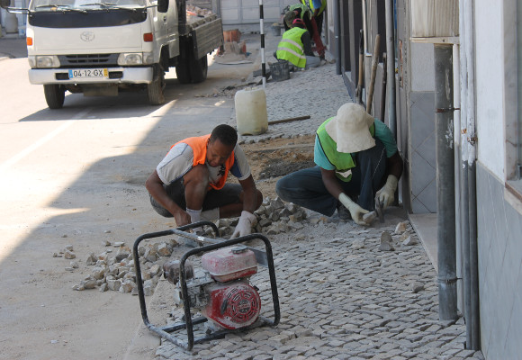 Recuperação de calçada