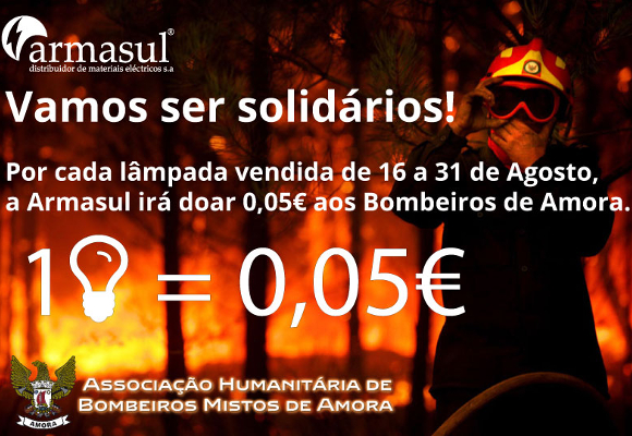 Vamos ser solidários com os Bombeiros