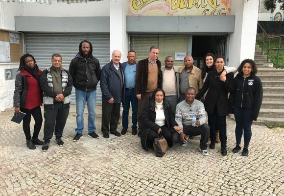 Ilustre visita ao bairro da Quinta da Princesa 