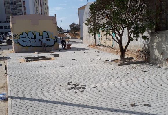 Requalificação na Rua Estácio Veiga no Fogueteiro