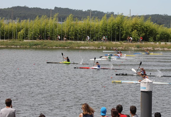 Clube de Canoagem no Campeonato Nacional de Pista