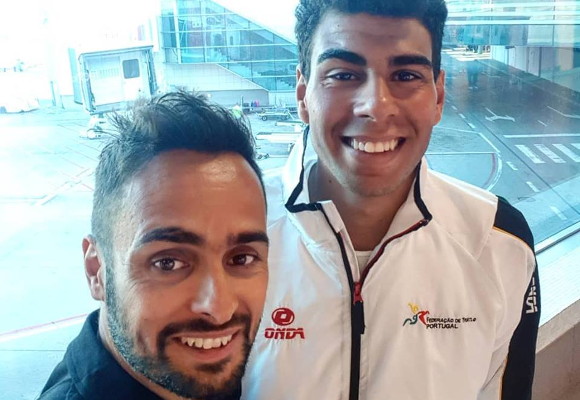 Atleta e treinador da ANA na Estónia