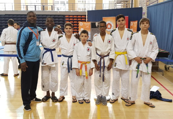 Judocas do CCD Paivas no Open de Juvenis