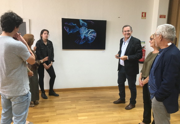 Exposição de Margarida Lopes no auditório da Junta
