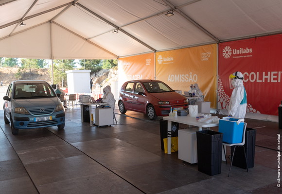 Centro de Rastreio Covid 19: testes sem sair do automóvel