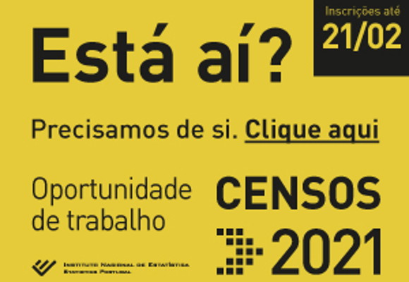 INE procura Recenseadores