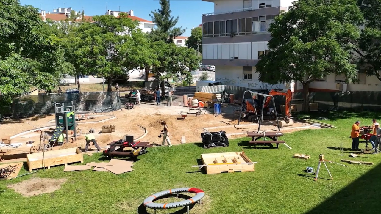 Parque Infantil dos Pioneiros em requalificação