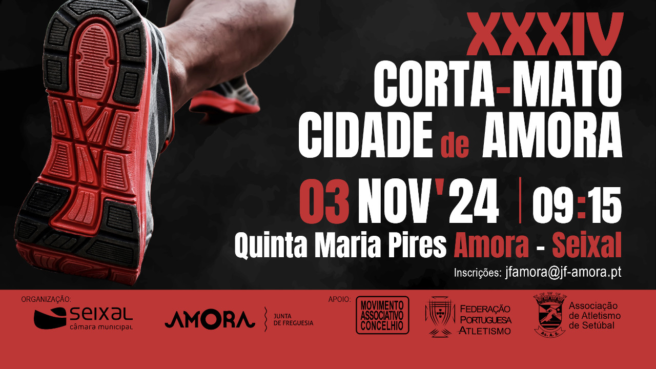 34º Corta-Mato Cidade de Amora: Inscrições já estão abertas