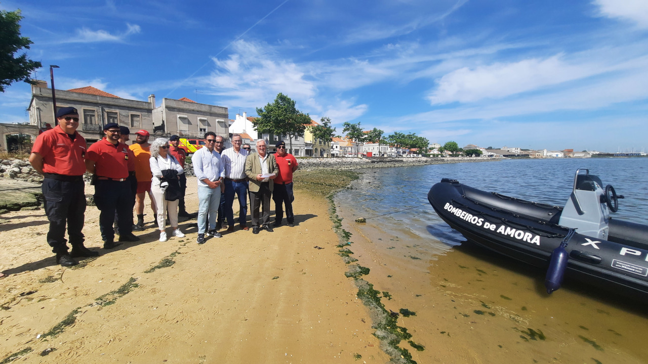 Embarcação dos Bombeiros recebeu bênção nas águas do Rio Judeu