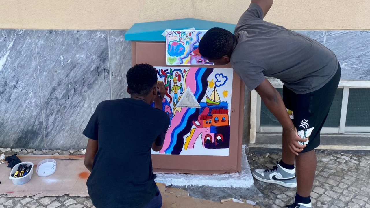 Projeto Guardiões levou arte urbana às escolas e à Rua dos Foros