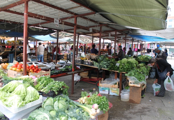 Simulacro no Mercado da Cruz de Pau