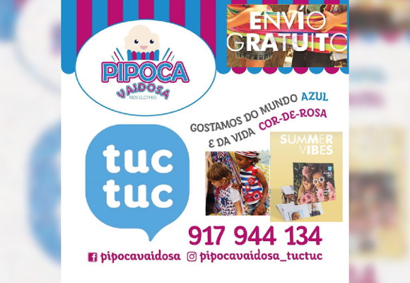Pipoca Vaidosa - Moda Infantil Tuctuc
