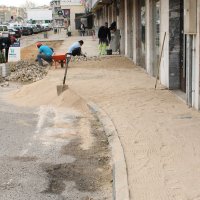Recolocação de calçada portuguesa