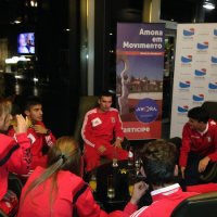Atletas do SLB no Hotel