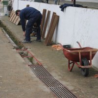 Obras no cemitério